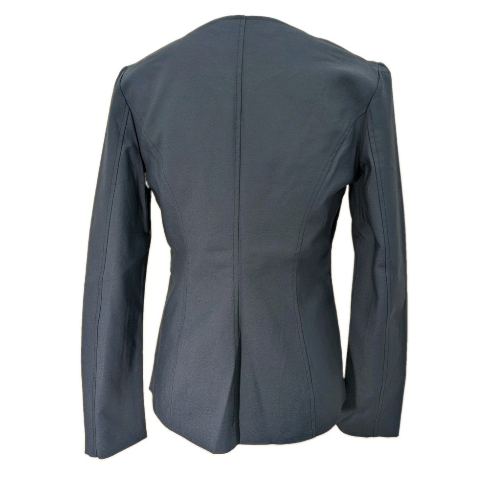 Against Nudity Navy Blue with Colorful Lining Blazer Women's Size XS - Picture 3 of 8